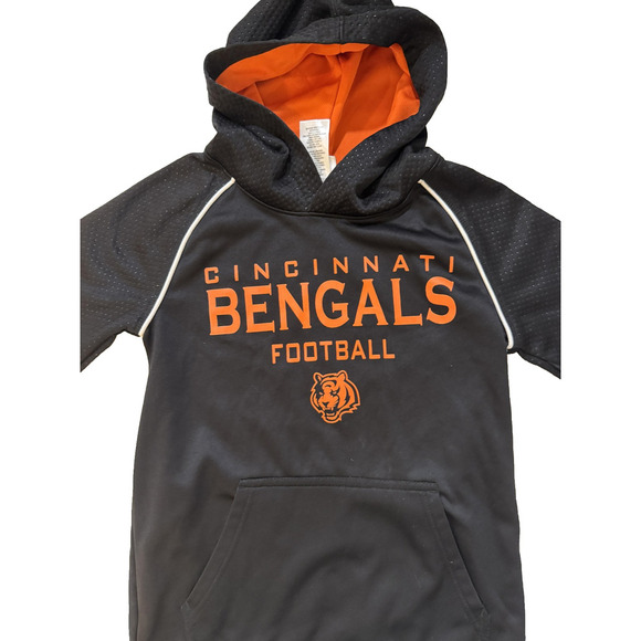 Cincinnati Bengals Hoodie Youth Medium NFL Football Team Apparel Pullover - Picture 3 of 5
